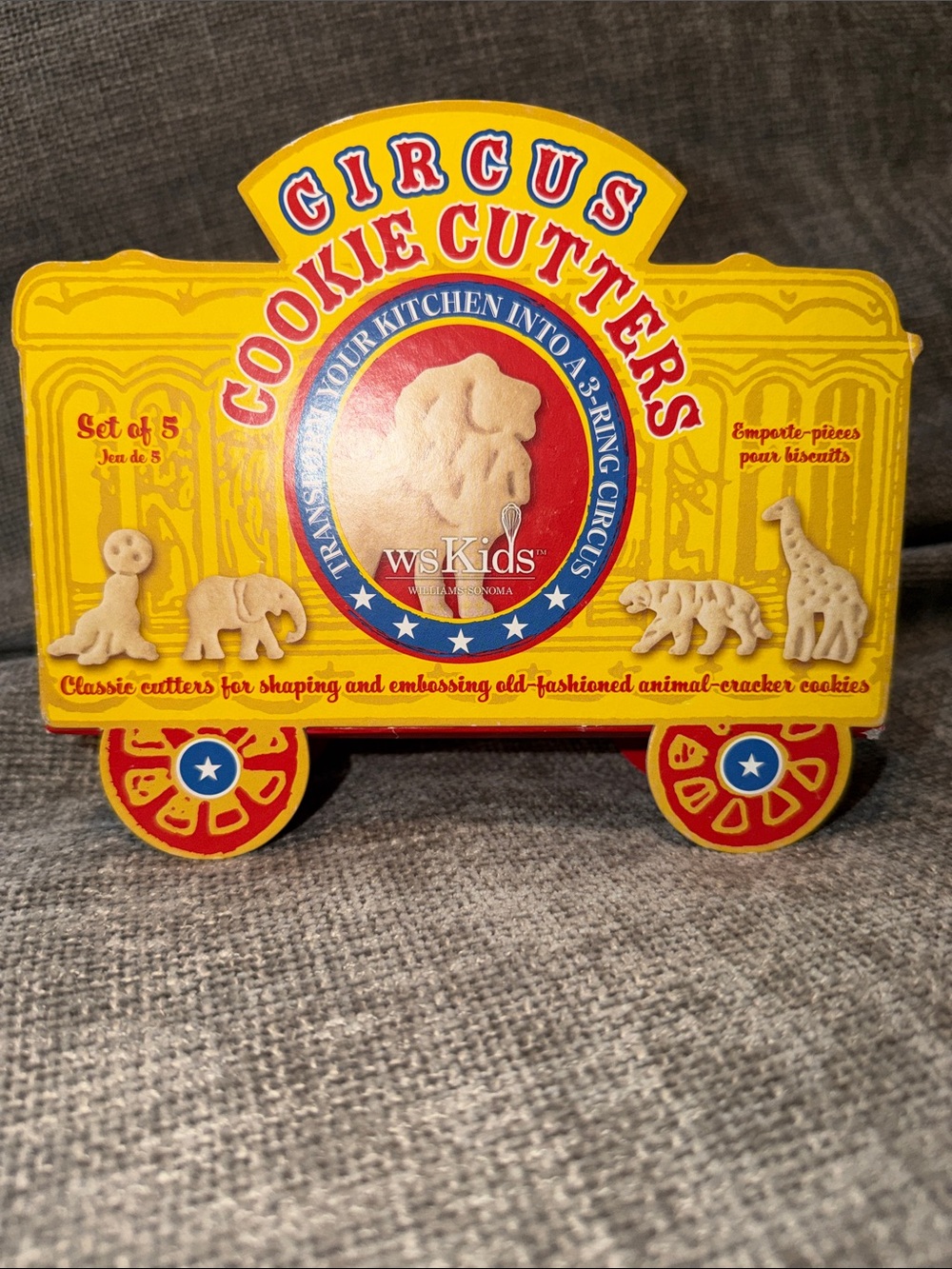 Vintage Williams-Sonoma Circus Cookie Cutters